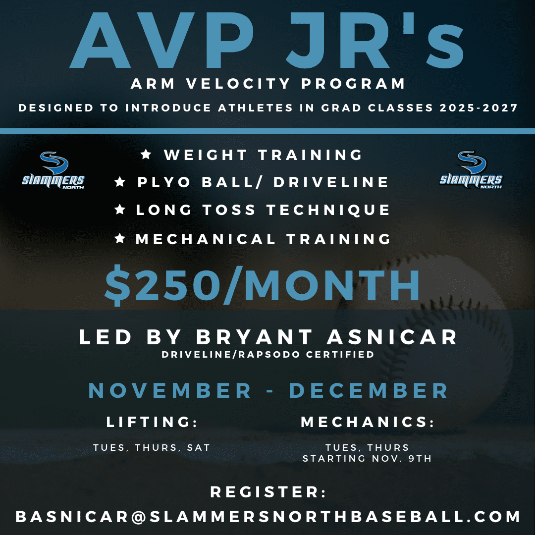 AVP jr's arm velocity program jr's