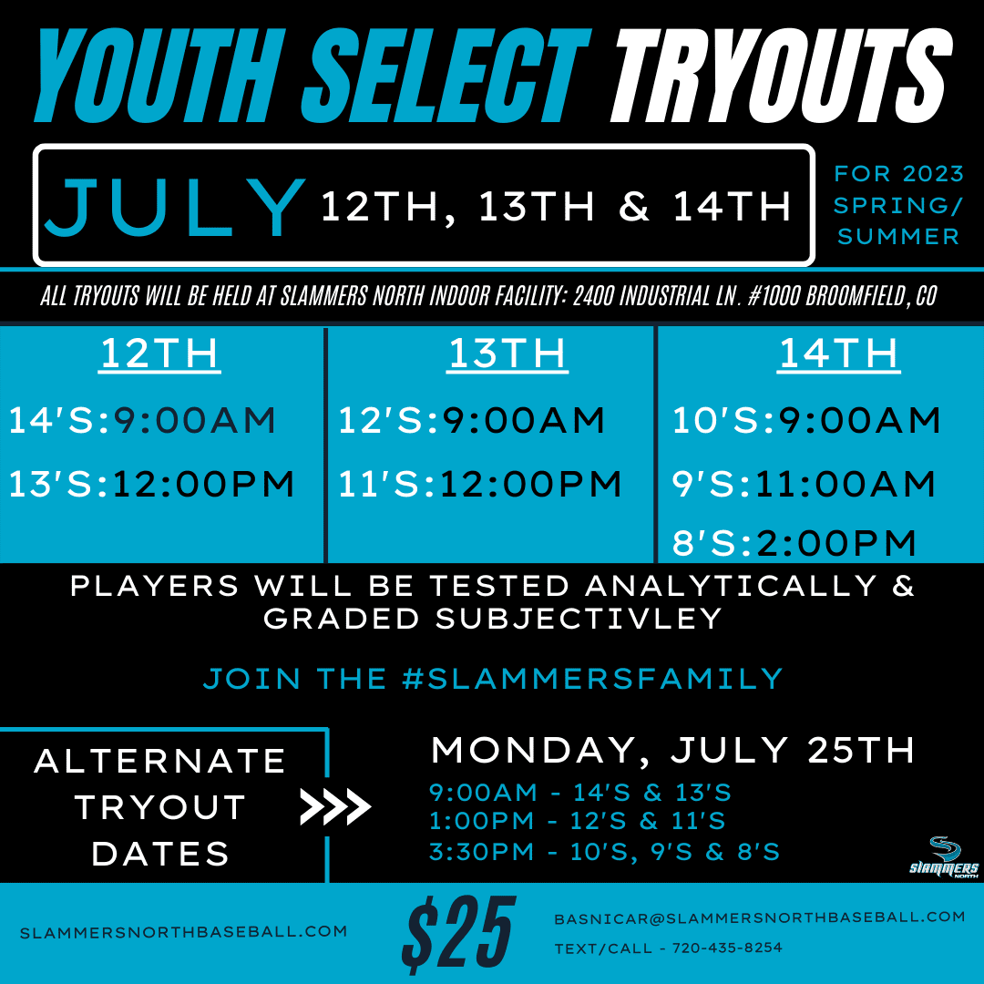 youth select tryouts